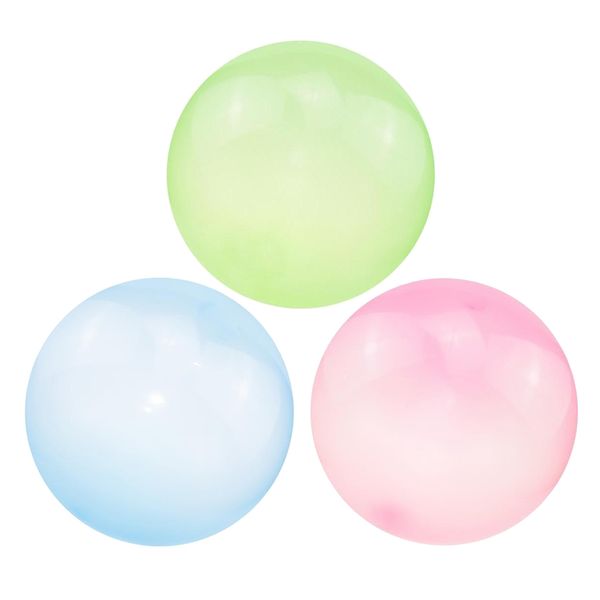 3x inflatable bubble ball bubble balloon outdoor party blue pink green l 
3x inflatable bubble ball bubble balloon outdoor party blue pink green l