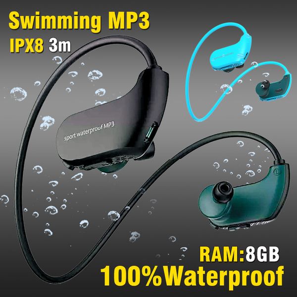 100% original ipx8 waterproof mp3 8gb memory headphones neckband headset sport swimming diving cycling earphones in-ear earbuds music player
100% original ipx8 waterproof mp3 8gb memory headphones neckband headset sport swimming diving cycling earphones in-ear earbuds music player