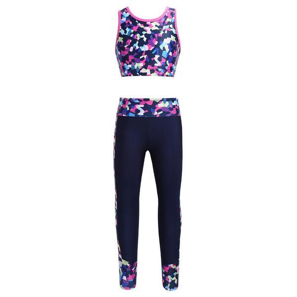 stage wear kids girls clothes gymnastics dancewear outfit digital print sleeveless mesh racerback tanks crop with leggings pants, Black;red
stage wear kids girls clothes gymnastics dancewear outfit digital print sleeveless mesh racerback tanks crop with leggings pants, Black;red