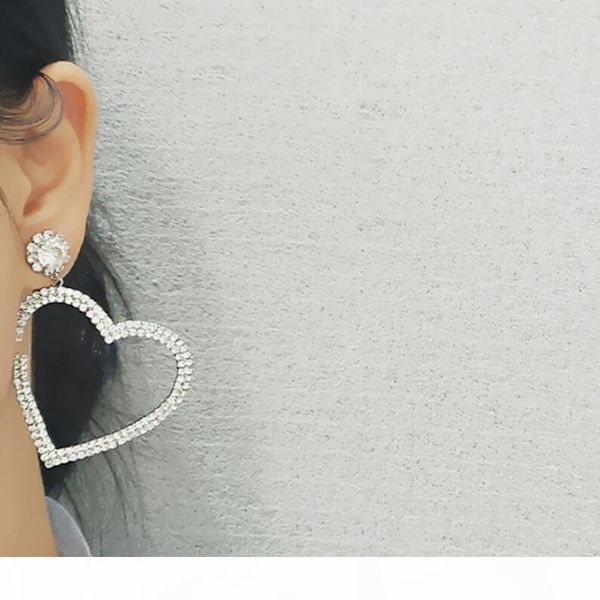 f designer jewelry large heart earrings huggie silver needle unfilled corner heart earrings for women fashion, Golden;silver
f designer jewelry large heart earrings huggie silver needle unfilled corner heart earrings for women fashion, Golden;silver
