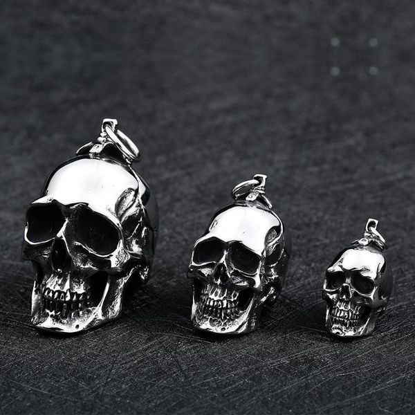 punk rock biker skull pendant neckalce big stainless steel 3d for man collection jewelry, Silver
punk rock biker skull pendant neckalce big stainless steel 3d for man collection jewelry, Silver