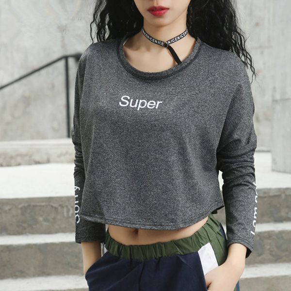 letter printing yoga shirt women fitness long sleeves workout gym crop loose running quick-drying sports t-shirt, White;red
letter printing yoga shirt women fitness long sleeves workout gym crop loose running quick-drying sports t-shirt, White;red