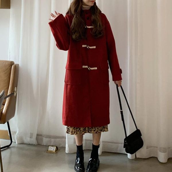 vintage women coat japan korea young girl college single-breasted hooded woolen coat retro outwear office lady autumn fashion, Black
vintage women coat japan korea young girl college single-breasted hooded woolen coat retro outwear office lady autumn fashion, Black