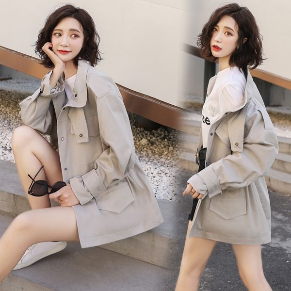 qdtcg однобортный с длинным рукавом пальто ветровка прямой трубой 2020 осенью сплошного цвета темперамент все соответствует тонкой талии шну, Tan;black
qdtcg однобортный с длинным рукавом пальто ветровка прямой трубой 2020 осенью сплошного цвета темперамент все соответствует тонкой талии шну, Tan;black