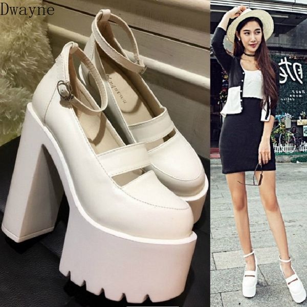 15cm super high heels 2020 autumn new occident high heel single shoes thick with women's shoes white buckle strap, Black
15cm super high heels 2020 autumn new occident high heel single shoes thick with women's shoes white buckle strap, Black