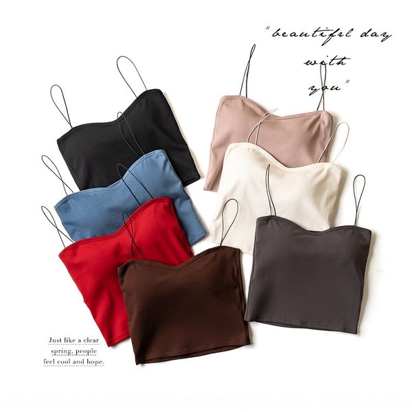 2020 new style candy color vest threaded cotton thin sling shoulder strap shoulder strap simple sling commuting short multi-color, Camo
2020 new style candy color vest threaded cotton thin sling shoulder strap shoulder strap simple sling commuting short multi-color, Camo