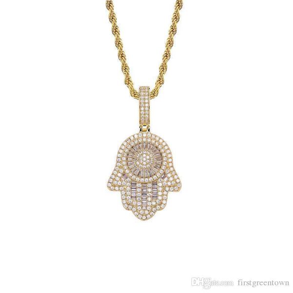 zircon lucky fatima hand necklace pendants necklaces for hip hop rapper jewelry trend brass iced out gold silver
zircon lucky fatima hand necklace pendants necklaces for hip hop rapper jewelry trend brass iced out gold silver