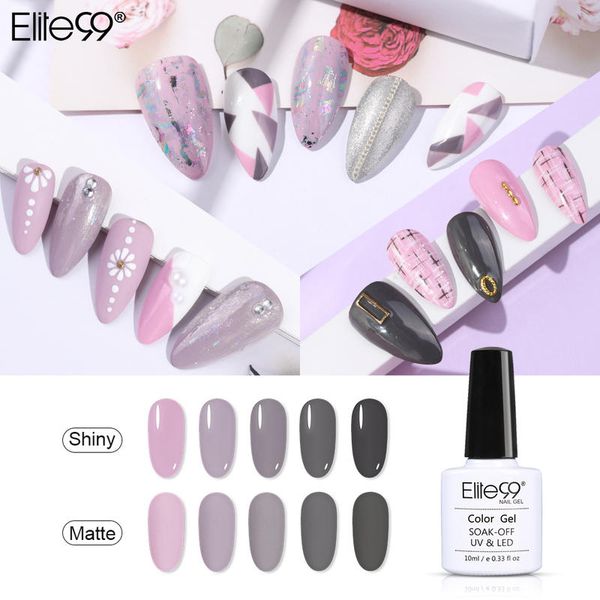elite99 10ml purple color gel nail polish soak off uv led hybrid varnish matte color coat semi permanent nail art gel polish, Red;pink
elite99 10ml purple color gel nail polish soak off uv led hybrid varnish matte color coat semi permanent nail art gel polish, Red;pink