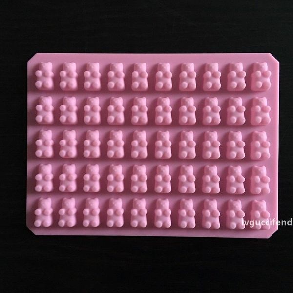 practical cute gummy bear 50 cavity silicone tray make chocolate candy ice jelly mold diy children cake tools wholesale d0026-1
practical cute gummy bear 50 cavity silicone tray make chocolate candy ice jelly mold diy children cake tools wholesale d0026-1