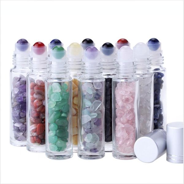 essential oil diffuser 10ml clear glass perfume bottle with crushed natural crystal quartz stone crystal roller ball ljjp120
essential oil diffuser 10ml clear glass perfume bottle with crushed natural crystal quartz stone crystal roller ball ljjp120