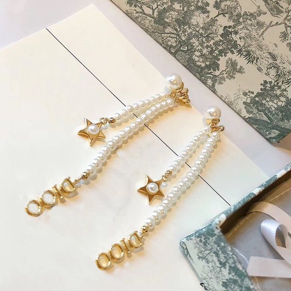 c2048 fashion letters asymmetrical ear studs versatile five stars pearl eardrop girls beautifully matched accessorie jewelry, Golden;silver
c2048 fashion letters asymmetrical ear studs versatile five stars pearl eardrop girls beautifully matched accessorie jewelry, Golden;silver