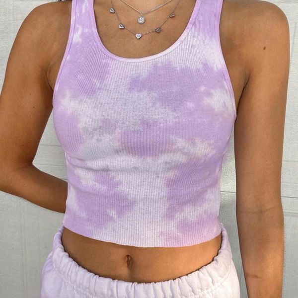 tie dye tank women pink sleeveless bodycon o-neck crop yoga shirt summer streetwear camis harajuku purple vest fitness, White;red
tie dye tank women pink sleeveless bodycon o-neck crop yoga shirt summer streetwear camis harajuku purple vest fitness, White;red