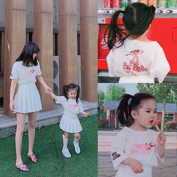 wqbgw fashionable brand pink naughty leopard short-sleeved t-shirt women's loose bf cartoon letter printing pink panther midi t-shirt f, Blue
wqbgw fashionable brand pink naughty leopard short-sleeved t-shirt women's loose bf cartoon letter printing pink panther midi t-shirt f, Blue