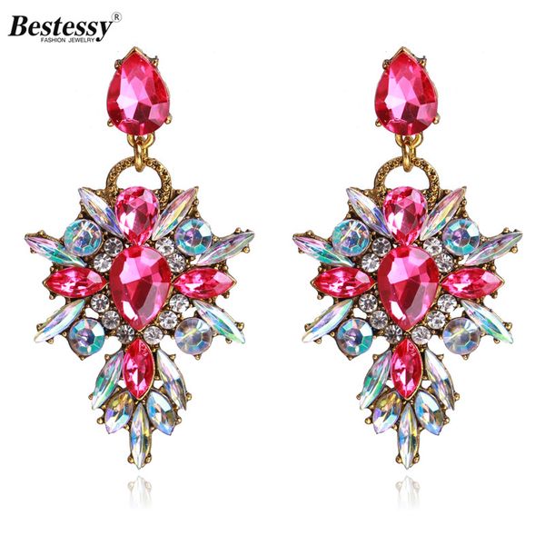 ssy new 7 color flower big brand design luxury starburst pendant crystal drop earrings gem statement earrings jewelry, Silver
ssy new 7 color flower big brand design luxury starburst pendant crystal drop earrings gem statement earrings jewelry, Silver