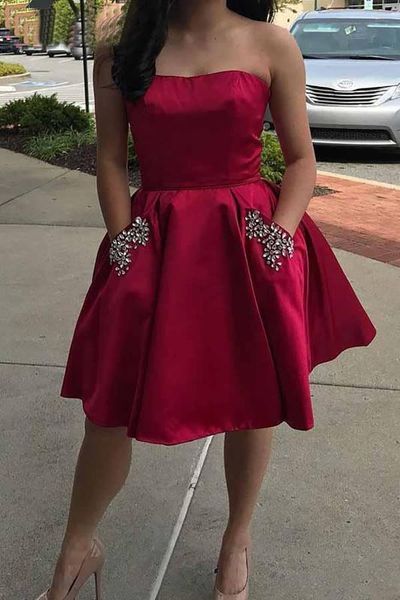 new satin prom party gown graduation homecoming custom a line sleeveless crystal lace up formal dress, White;black
new satin prom party gown graduation homecoming custom a line sleeveless crystal lace up formal dress, White;black