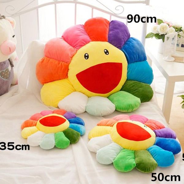 murakami takashi sunflower plush cushion toy soft pillow sofa doll 43cm 55cm 
murakami takashi sunflower plush cushion toy soft pillow sofa doll 43cm 55cm