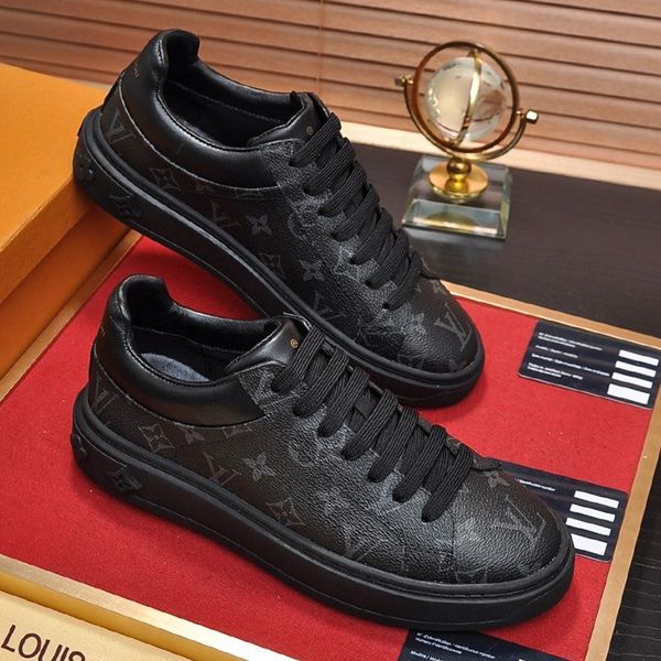 2020 a18 mens classic casual shoes leather lace-up fashion luxury designer shoes handsome mens sneakers original box, Black
2020 a18 mens classic casual shoes leather lace-up fashion luxury designer shoes handsome mens sneakers original box, Black