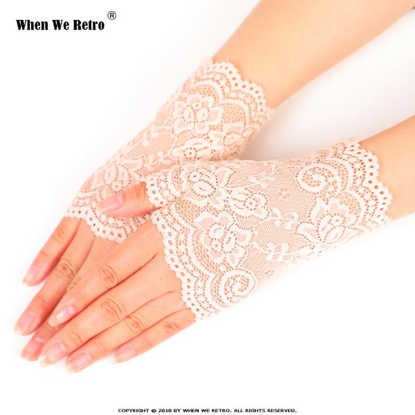 when we retro elegant party women girls fingerless lace gloves qy0471 sunscreen short gloves lace fishnet 2020 summer, Silver
when we retro elegant party women girls fingerless lace gloves qy0471 sunscreen short gloves lace fishnet 2020 summer, Silver