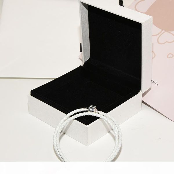 men's jewelry white double layer leather rope hand chain bracelet for pandora charms 925 sterling silver bracelet with original box, Golden;silver
men's jewelry white double layer leather rope hand chain bracelet for pandora charms 925 sterling silver bracelet with original box, Golden;silver