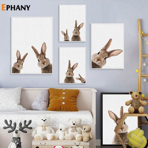 baby animal bunny canvas poster nursery wall art peekaboo print painting nordic children bedroom decoration picture home decor
baby animal bunny canvas poster nursery wall art peekaboo print painting nordic children bedroom decoration picture home decor