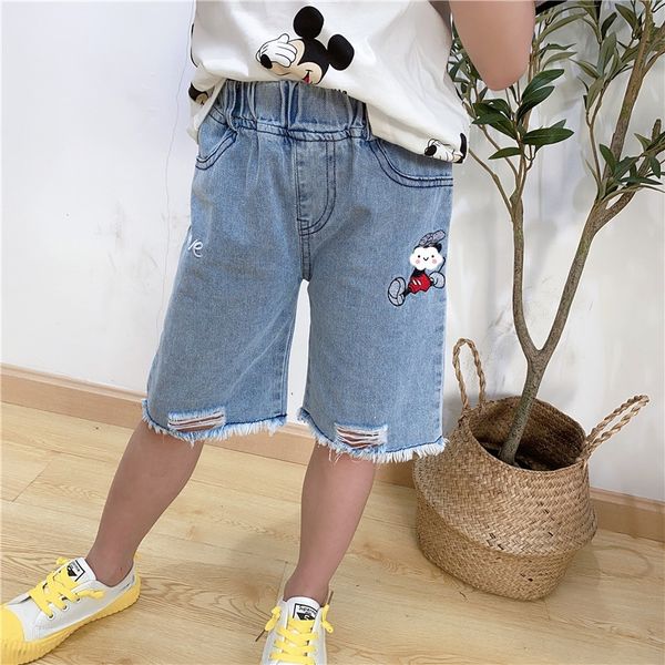 nsxrp children's wear 2020 new cartoon embroidery 5-point pants for boys and embroidered jeans and girls korean style bursted jeans sho, Blue
nsxrp children's wear 2020 new cartoon embroidery 5-point pants for boys and embroidered jeans and girls korean style bursted jeans sho, Blue