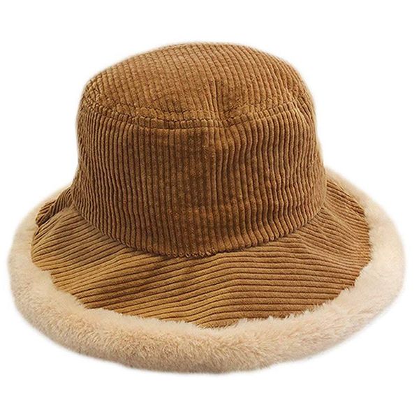 stylish ladies winter corduroy bucket hat, wide-edge stitched plush fisherman hat, suitable for girlfriends camel, Blue;gray
stylish ladies winter corduroy bucket hat, wide-edge stitched plush fisherman hat, suitable for girlfriends camel, Blue;gray