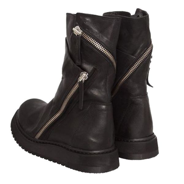 men's leather boots in the snow cone han edition tide leather boots man winter warm riding of england, Black
men's leather boots in the snow cone han edition tide leather boots man winter warm riding of england, Black
