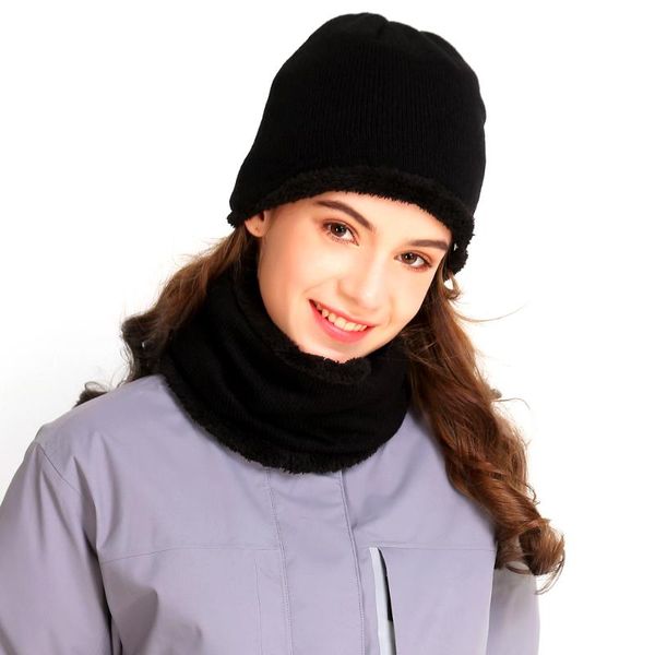 cycling caps & masks 2 pcs winter hat scarf set men women warm lined knit cap windproof boy's children outdoor accessories sport, Black
cycling caps & masks 2 pcs winter hat scarf set men women warm lined knit cap windproof boy's children outdoor accessories sport, Black