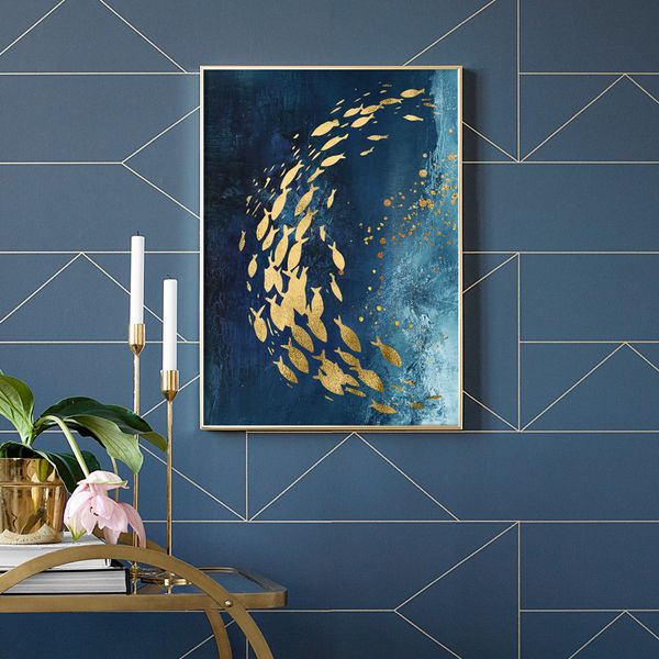 golden fish swarm butterfly morden wall art canvas painting nordic posters and prints wall pictures for living room office decor
golden fish swarm butterfly morden wall art canvas painting nordic posters and prints wall pictures for living room office decor