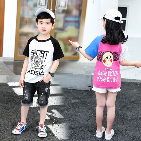 kids big cotton t-shirt short-sleeved new in the big t-shirt cotton light shi shang nan nv children's, Blue
kids big cotton t-shirt short-sleeved new in the big t-shirt cotton light shi shang nan nv children's, Blue