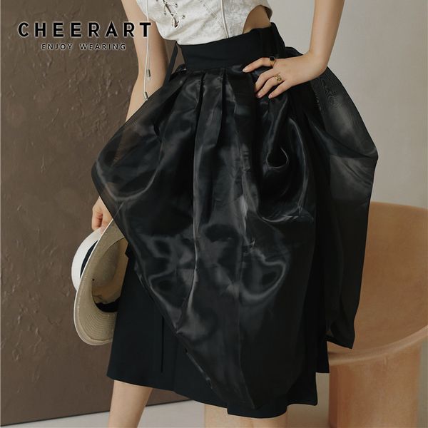 cheerart organza black tulle skirt womens ball gown high waist suspender skirt high fashion sheer fluffy summer skirts 2020
cheerart organza black tulle skirt womens ball gown high waist suspender skirt high fashion sheer fluffy summer skirts 2020