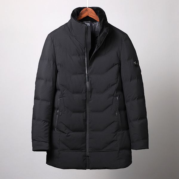 doujia 90 white duck lamb feather men's down jacket coat down jacket mid-length business slim men's coat 93076, Black
doujia 90 white duck lamb feather men's down jacket coat down jacket mid-length business slim men's coat 93076, Black