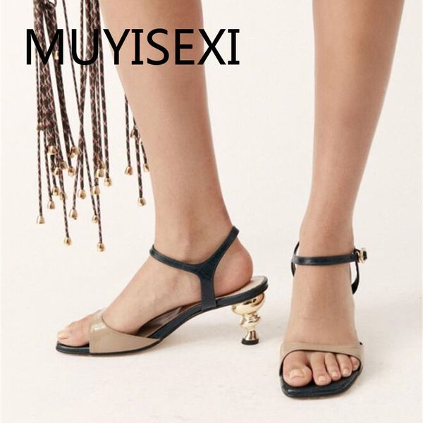 sandals genuine leather 7cm high special style heels square peep toe beach vacation concise ankle straps sandals hl248 muyisexi, Black
sandals genuine leather 7cm high special style heels square peep toe beach vacation concise ankle straps sandals hl248 muyisexi, Black