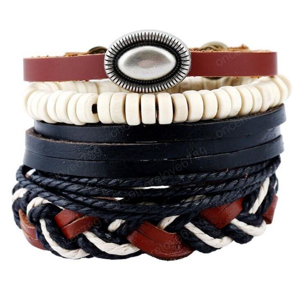 men's genuine leather bracelet diy alloy 4-piece leather bracelet beads combination suit bracelet 4styles/1set, Golden;silver
men's genuine leather bracelet diy alloy 4-piece leather bracelet beads combination suit bracelet 4styles/1set, Golden;silver