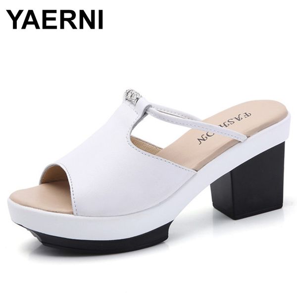yaerni 2020 women sandals shoes platform genuine leather slip on ladies causal sandal high heel square heel fahion, Black
yaerni 2020 women sandals shoes platform genuine leather slip on ladies causal sandal high heel square heel fahion, Black