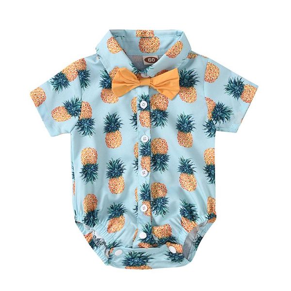 newborn infant baby boys clothes tie gentlement pineapple print romper short sleeve summer bodysuit 3 6 12 18 months, Blue
newborn infant baby boys clothes tie gentlement pineapple print romper short sleeve summer bodysuit 3 6 12 18 months, Blue