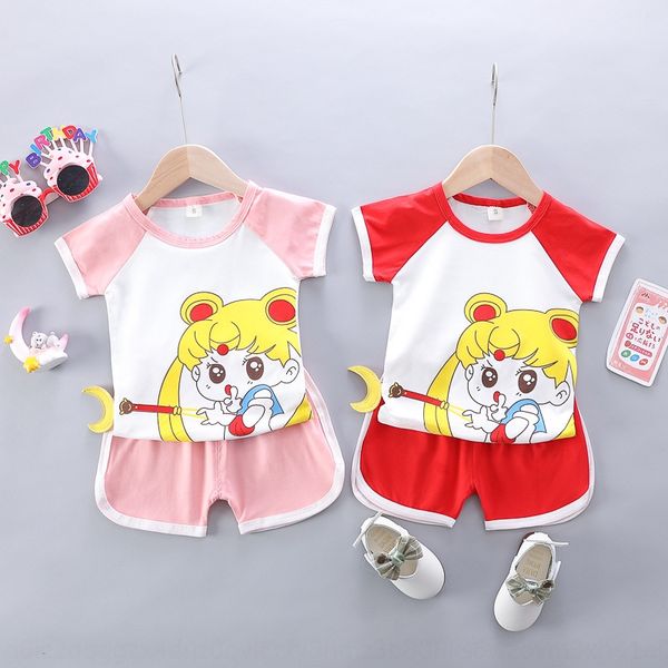 children's casual summer clothes girls t-shirt ' cute printed round collar short-sleeved t-shirt sports style two-piece set
children's casual summer clothes girls t-shirt ' cute printed round collar short-sleeved t-shirt sports style two-piece set