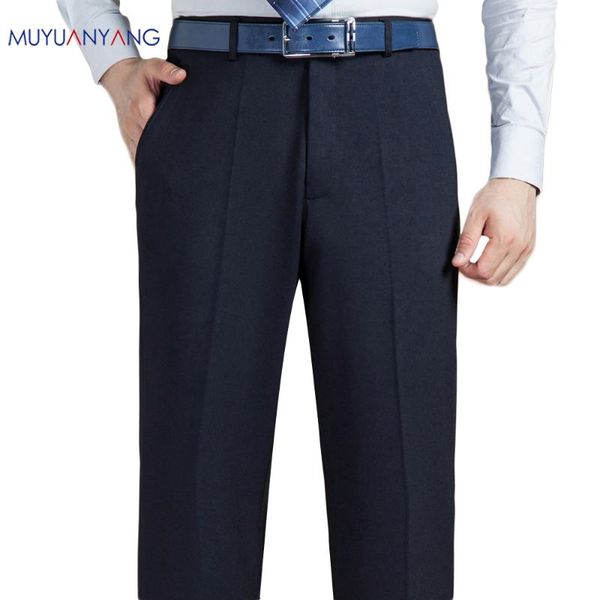 mu yuan yang 2020 autumn new men's high elastic cotton suit pants fit straight business casual pants knit, White;black 
mu yuan yang 2020 autumn new men's high elastic cotton suit pants fit straight business casual pants knit, White;black