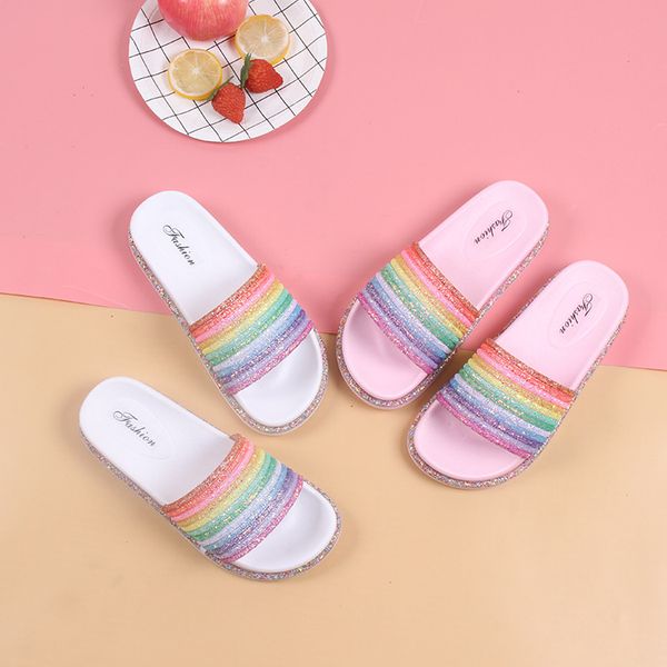 rainbow 2020 new women fashion beach slippers slides summer shoes flat sandals outdoor female casual shoes zapatos mujer, Black
rainbow 2020 new women fashion beach slippers slides summer shoes flat sandals outdoor female casual shoes zapatos mujer, Black