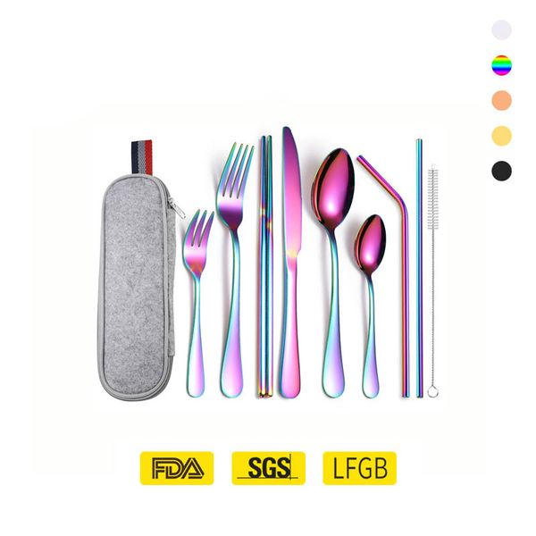 classic gold silverware wholesale travel cutlery stainless steel spoon and fork set in a case knife straw custom logo
classic gold silverware wholesale travel cutlery stainless steel spoon and fork set in a case knife straw custom logo