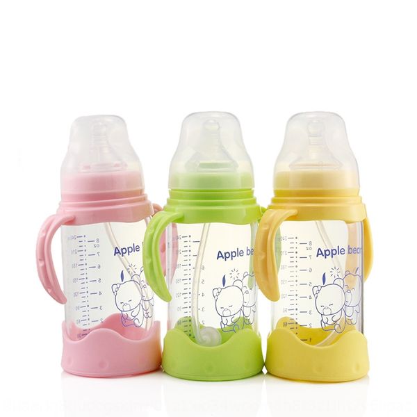 bear milk milk student baby glass feeding bottle anti-fall anti-fall wide caliber baby feeding bottle 240ml
bear milk milk student baby glass feeding bottle anti-fall anti-fall wide caliber baby feeding bottle 240ml