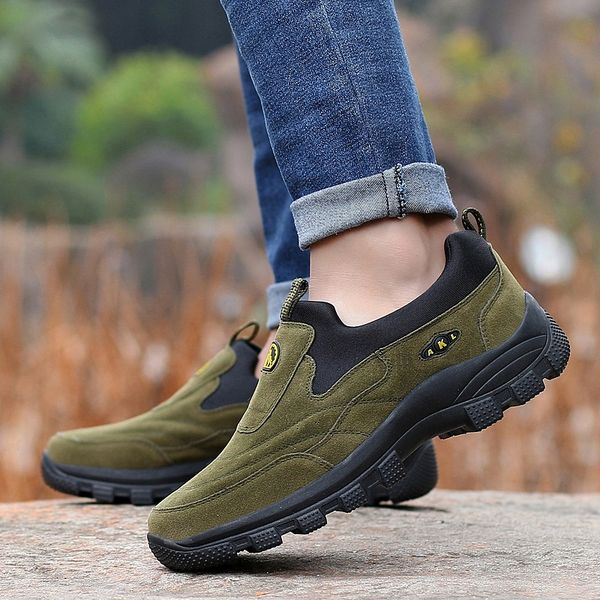 jxgxsx spring autumn men's casual shoes work shoes outdoor sneakers army green travel wear slip male drop shipping, Black
jxgxsx spring autumn men's casual shoes work shoes outdoor sneakers army green travel wear slip male drop shipping, Black