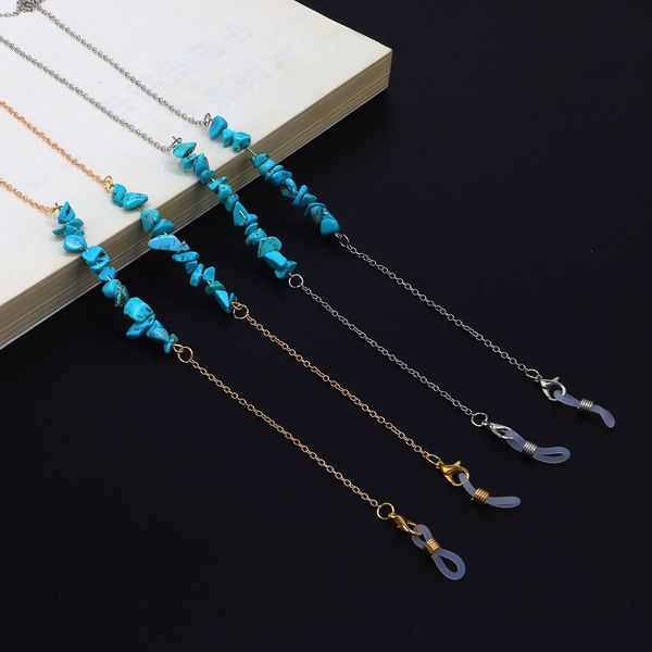 fashion glasses presbyopic natural turquoise beads are not easy to fade handmade chain presbyopic glasses drop-proof chain, Blue
fashion glasses presbyopic natural turquoise beads are not easy to fade handmade chain presbyopic glasses drop-proof chain, Blue