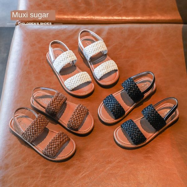 girls' 2020 new and sandals girls' soft bottom wind woven roman shoes children's fashion sandals, Black;red
girls' 2020 new and sandals girls' soft bottom wind woven roman shoes children's fashion sandals, Black;red