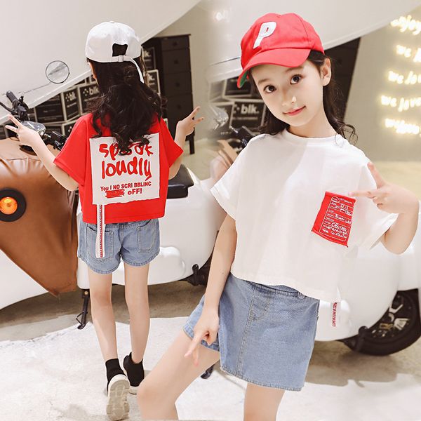 clothing sets summer teenage girls clothes letter t-shirt+shorts 2pcs tracksuit kids sports suit for children outfits 3 -12 year, White
clothing sets summer teenage girls clothes letter t-shirt+shorts 2pcs tracksuit kids sports suit for children outfits 3 -12 year, White