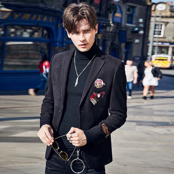 brand 2020 men warm spring autumn super slim casual wedding 3xl business leisure young man slit black suit blazer, White;black
brand 2020 men warm spring autumn super slim casual wedding 3xl business leisure young man slit black suit blazer, White;black