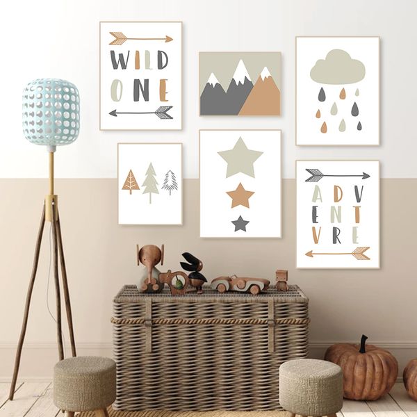 nursery cartoon stars arrow boho style canvas painting pictures wall art posters prints for kids baby room home decoration
nursery cartoon stars arrow boho style canvas painting pictures wall art posters prints for kids baby room home decoration