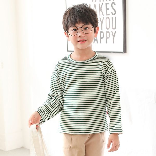 2020 long sleeve t-shirt fashionable clothing baby base clothing children's children's shirt cotton striped top, Blue
2020 long sleeve t-shirt fashionable clothing baby base clothing children's children's shirt cotton striped top, Blue