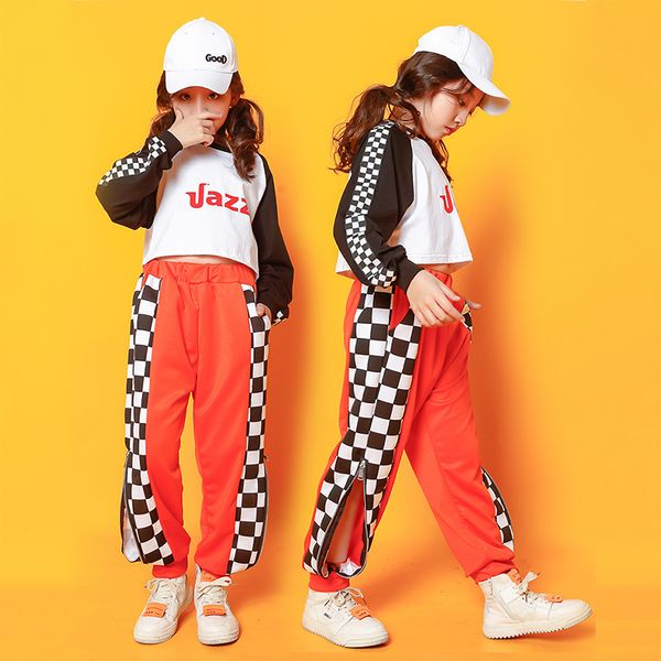 children hip hop clothes girls jazz street dance costume kids sweatshirt pants set ballroom dancewear stage rave clothing, White
children hip hop clothes girls jazz street dance costume kids sweatshirt pants set ballroom dancewear stage rave clothing, White