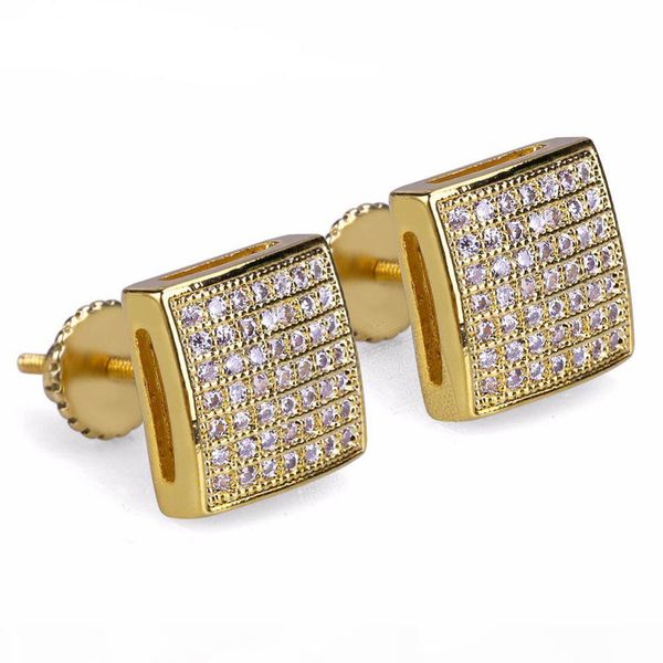 copper square gold silver color plated iced out bling earring micro pave cz stone stud earrings with screw back hip hop jewelry, Golden;silver
copper square gold silver color plated iced out bling earring micro pave cz stone stud earrings with screw back hip hop jewelry, Golden;silver